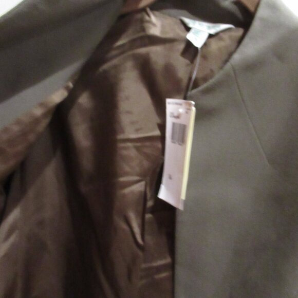 Austin Reed Blazer 14 100% Worsted Wool taupe  new nwt L - Picture 4 of 5